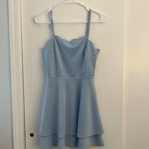 NWOT Speechless from Macy’s Scalloped End Skater Dress